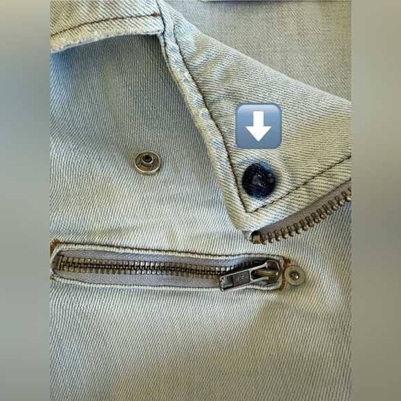 Zara Woman Premium Denim Moto Jacket Cropped Light Wash Biker Distressed M Y2K - Picture 10 of 10
